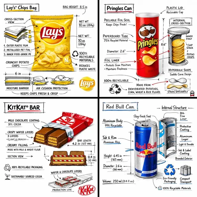 零食品牌技术分解图示例